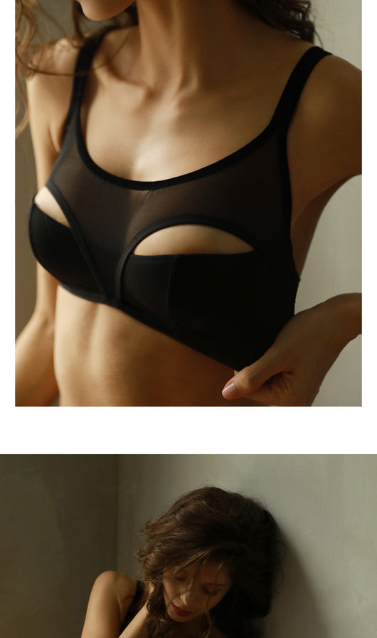 Sostén Sin Aros Negro Elegante - Image 12