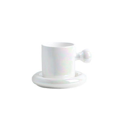 Set de Tazas para Pareja Cerámica Yema de Huevo con Tapa - Image 6