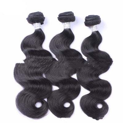 Peluca de Cabello Humano Brasileño Ondulado - Extensiones de Cabello Real Suave y Natural - Image 5