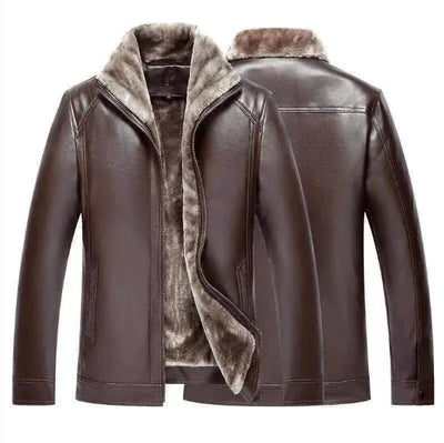 Chaqueta de Cuero para Hombre - Abrigo Invernal Premium - Image 4