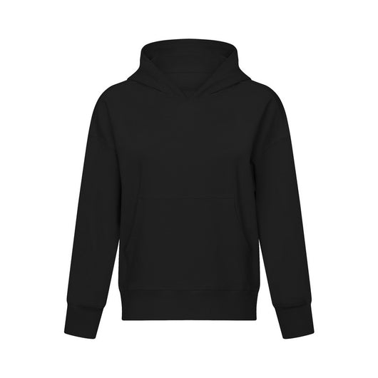 Sudadera Hoodie Oversize de Color Liso con Hombros Caídos - Image 4