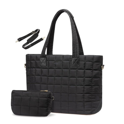 Bolso Tote para Laptop con Capacidad Expandible y Asa Simple - Image 7