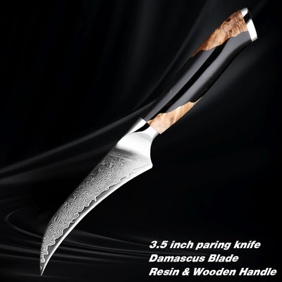 Cuchillo de Chef Damasco Profesional - Acero de Damasco Premium - Image 11