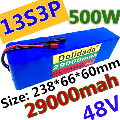 Batería Li-ion 48V 29Ah con Celdas 18650 de Alto Rendimiento