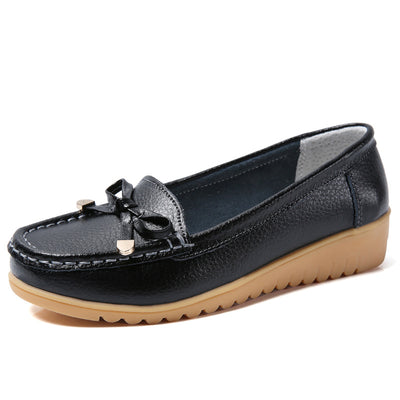 Zapatos Blancos Cómodos para Mujer Adulta con Tacón Inclinado Antideslizante - Image 4