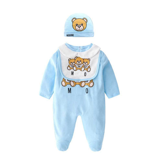 Pijama Mameluco Bebé Estampado Osito Manga Larga para Gatear - Image 4