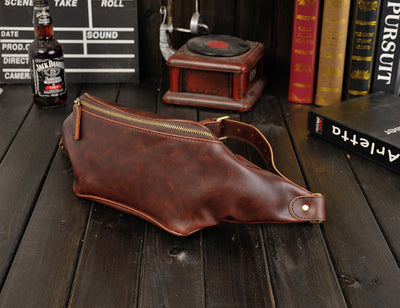 Bolsa Pecho Retro Hombre PU - Estilo Casual Una Correa - Image 12