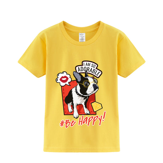 Playera Bulldog Francés Estampado Verano Manga Media - Image 18