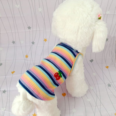 Chaleco Rayado de Cereza para Perros Pequeños - Image 14