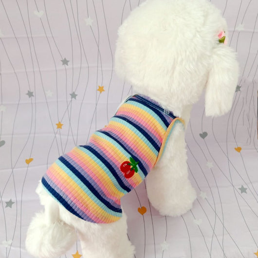 Chaleco Rayado de Cereza para Perros Pequeños - Image 14