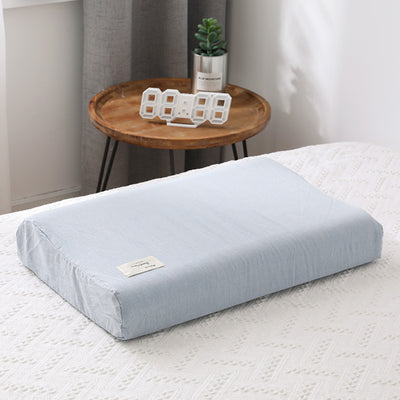 Funda de Almohada de Algodón Lavado con Látex Hipoalergénica - Image 3