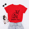 Playera Estampada Gatos sin Pelo con Letras Street Style