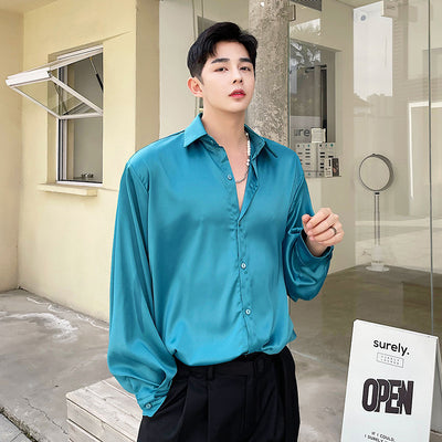 Camisa Holgada de Manga Larga para Hombre - Image 5
