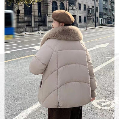 Chaqueta Puffer Estilo Coreano con Solapas Sueltas - Image 13