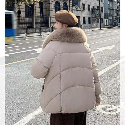 Chaqueta Puffer Estilo Coreano con Solapas Sueltas - Image 13
