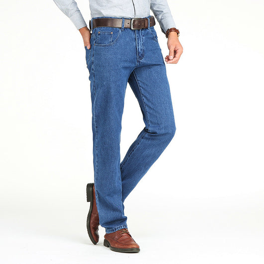 Pantalones Vaqueros Casuales Slim Fit de Cintura Media - Image 2
