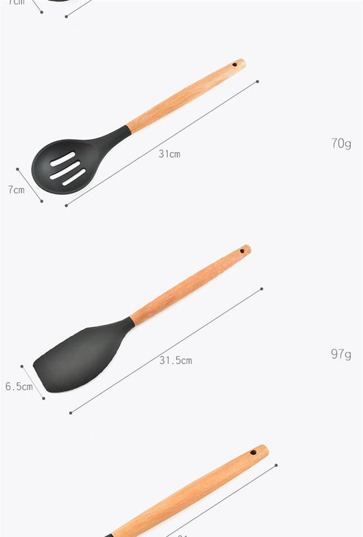 Juego de Utensilios de Cocina en Silicona - Espátula y Cuchara para Cocinar - Image 7