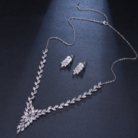 Conjunto de Collar de Cristal Elegante para Mujer - Image 3