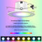 Lámpara de Techo LED Inteligente WiFi con Control Remoto y Cambio de Colores RGBW