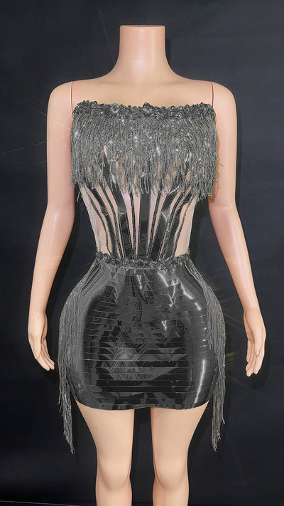 Top Tubo con Borlas y Falda Corta para Mujer - Image 8