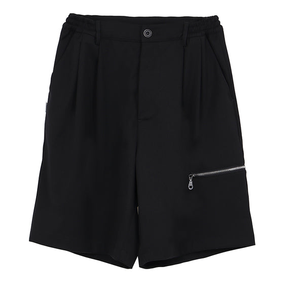 Pantalones Baggy Retro con Drapeado de Cinco Puntos