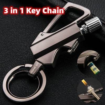 Encendedor Metálico Recargable con Llave - Resistente 10,000 Usos - Image 2