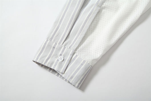 Camisa Manga Larga Hombre con Estampado de Letras Diseño Oversize - Image 14
