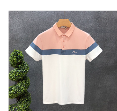 Playera Premium Slim Fit con Cuello Solapa y Contraste de Colores para Hombre - Image 5