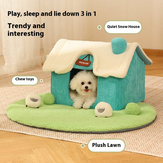 Cama Térmica para Mascotas con Diseño Cartoon