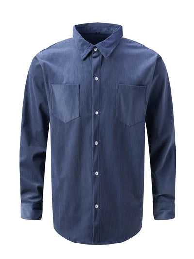 Camisa Manga Larga a Rayas Verticales Casual - Image 28