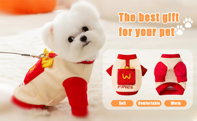 Suéteres Cálidos para Perros Pequeños y Medianos con Diseño de Asa para Correa - Image 10