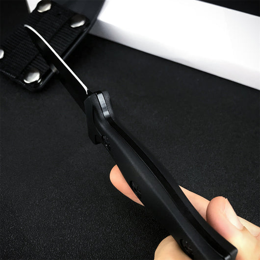 Cuchillo de Camping Portátil Hoja Recta para Aventuras al Aire Libre - Image 14