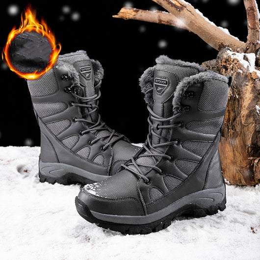 Botas Militares Invierno Plus de Terciopelo para Hombre - Cálidas y Resistentes - Image 4