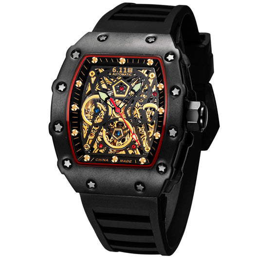 Reloj Automático Mecánico con Fondo Transparente - Image 6
