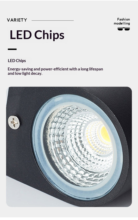 Lámpara LED Doble para Exterior - Iluminación Moderna para Patios y Jardines - Image 14