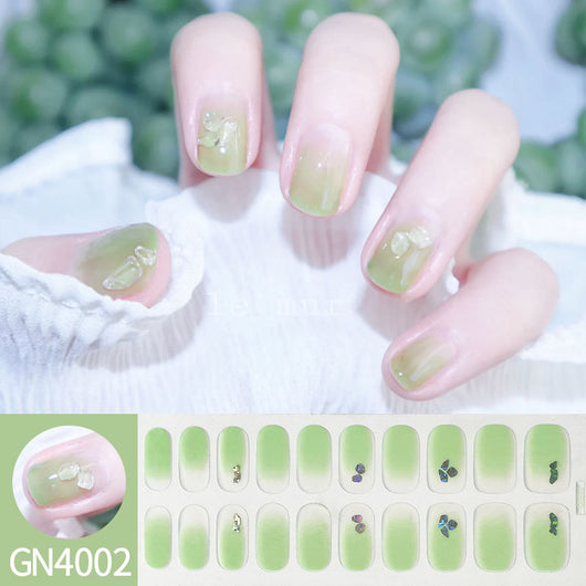 Pegatinas de Uñas Gel sin Horno con Diseño de Líneas Geométricas - Image 14