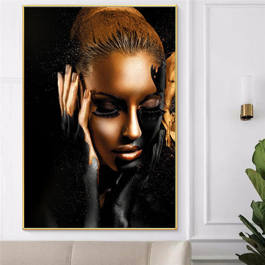 Cuadro Moderno Mujer Africana HD - Lienzo sin Marco para Decoración de Pared - Image 3