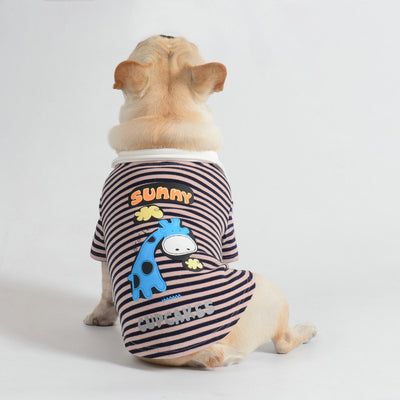 Suéter Polar a Rayas para Mascotas - Abrigo Cálido y Casual - Image 16