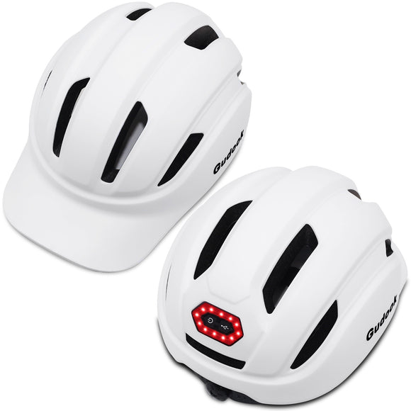 Casco Commuter con Visera para Bicicleta, Patinete y E-Scooter
