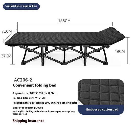 Cama Plegable Portátil para Camping y Oficina - Image 19