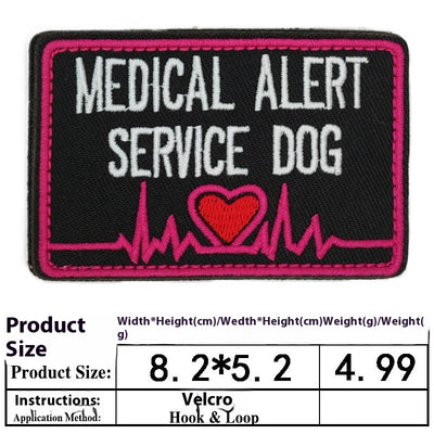 Accesorios para Perros con Bordado y Velcro - Pegatinas Decorativas Personalizables - Image 4