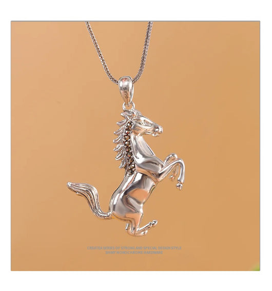 Colgante del Caballo del Zodiaco con Acabado Envejecido - Image 15