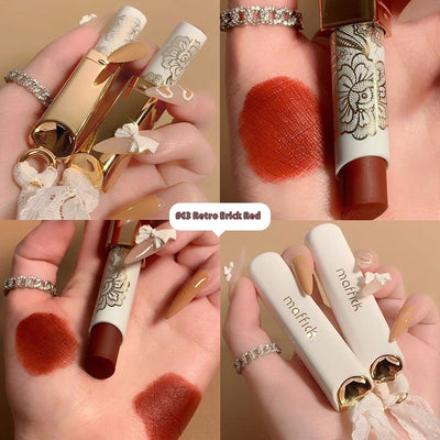 Labial Mate Larga Duración Miel y Encaje - Acabado Sedoso - Image 6