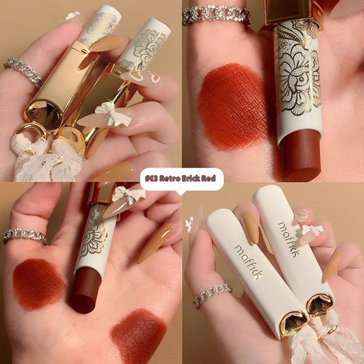 Labial Mate Larga Duración Miel y Encaje - Acabado Sedoso - Image 6