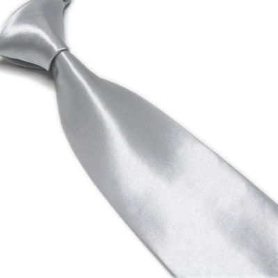 Corbata Ancha de Seda Sintética Color Sólido para Bodas y Eventos - Image 17
