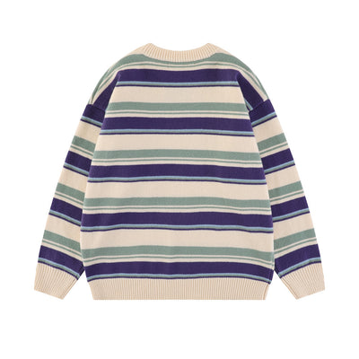 Suéter Casual de Contraste de Colores - Prenda Base Versátil - Image 2