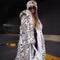 Abrigo Trench Leopardo con Capucha en Terciopelo de Visón - Cálido y Elegante