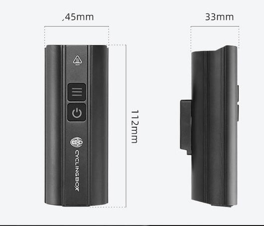 Luz Frontal para Bicicleta de Montaña 1800 Lúmenes - Image 6