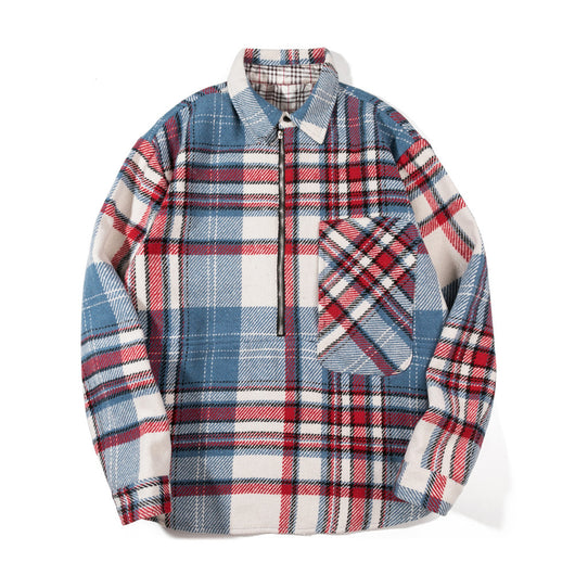 Camisa Suelta Cuello Solapa Tendencia Urbana Otoño - Image 11
