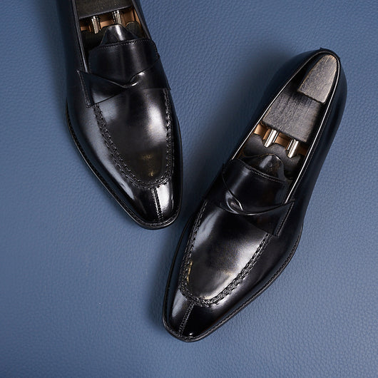 Zapatos de Cuero Genuino para Hombre Estilo Europeo y Británico - Image 5